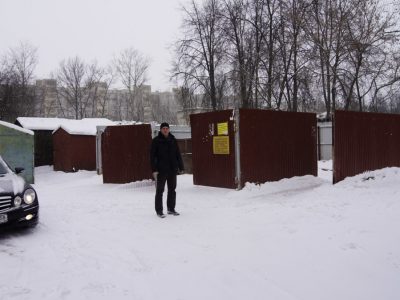 г.Чехов Московской области, оценка контейнерных площадок, февраль 2012